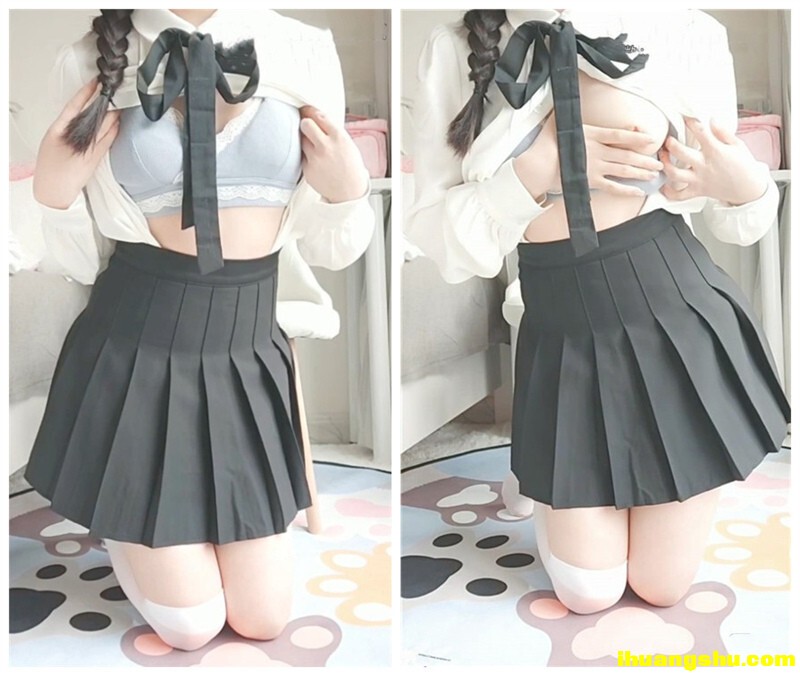 清纯乖巧邻家妹妹新买的学生制服，穿上给大家看，撩起里面穿着连体内裤[659.76M/MP4/WF]