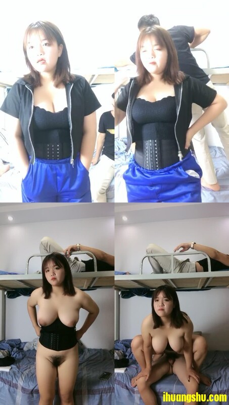 学校放假没有人带个高三极品巨乳妹回宿舍啪啪室友在上铺假装睡[MP4/766MB/windfiles]